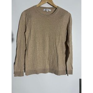 Beige Sweater silk blend